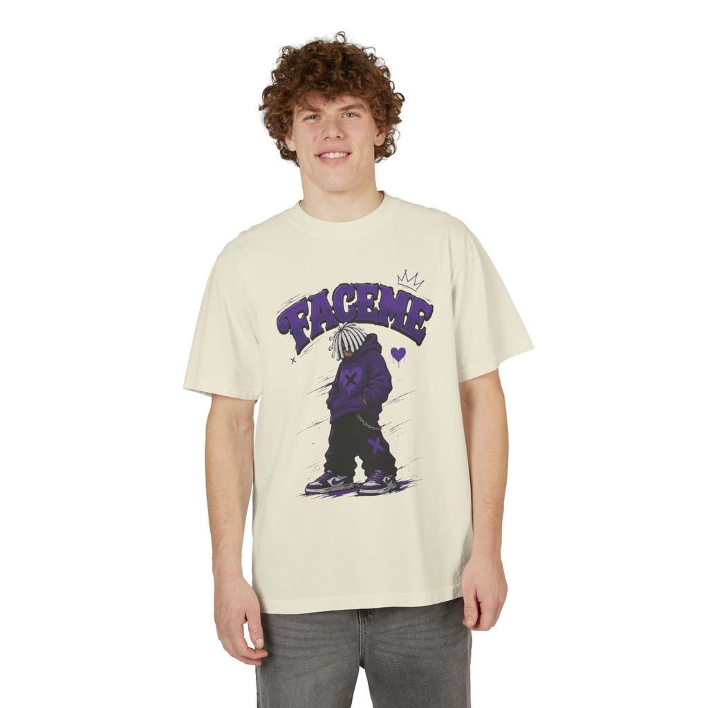 Graphic Tee — Purple Streetwear Car & Character Design