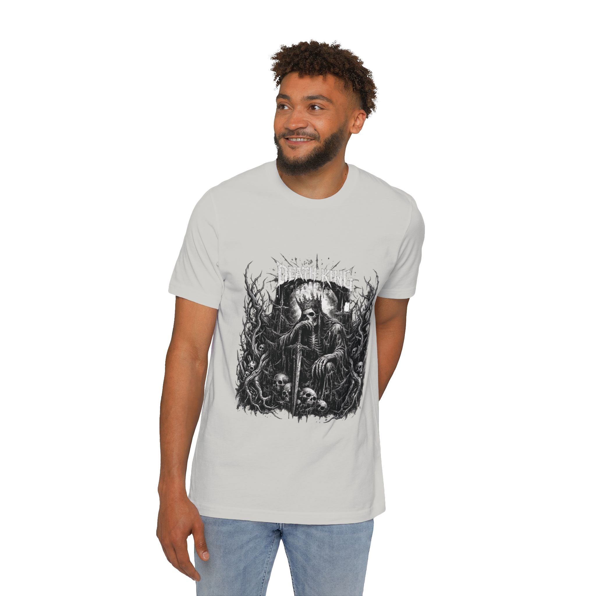 Grim Reaper Forest T-Shirt — Dark Skull Gothic Tee