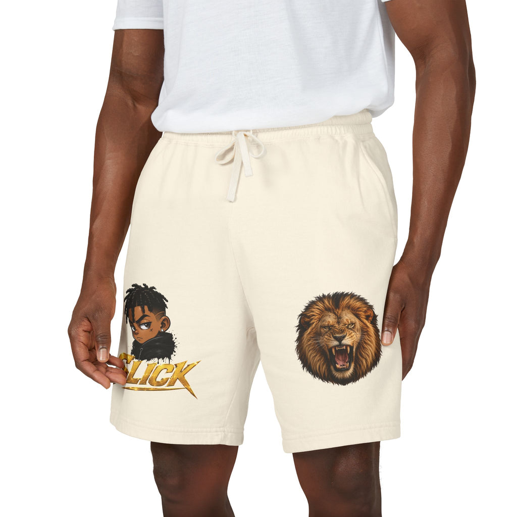 Lion & Slick Graphic Fleece Sweat Shorts