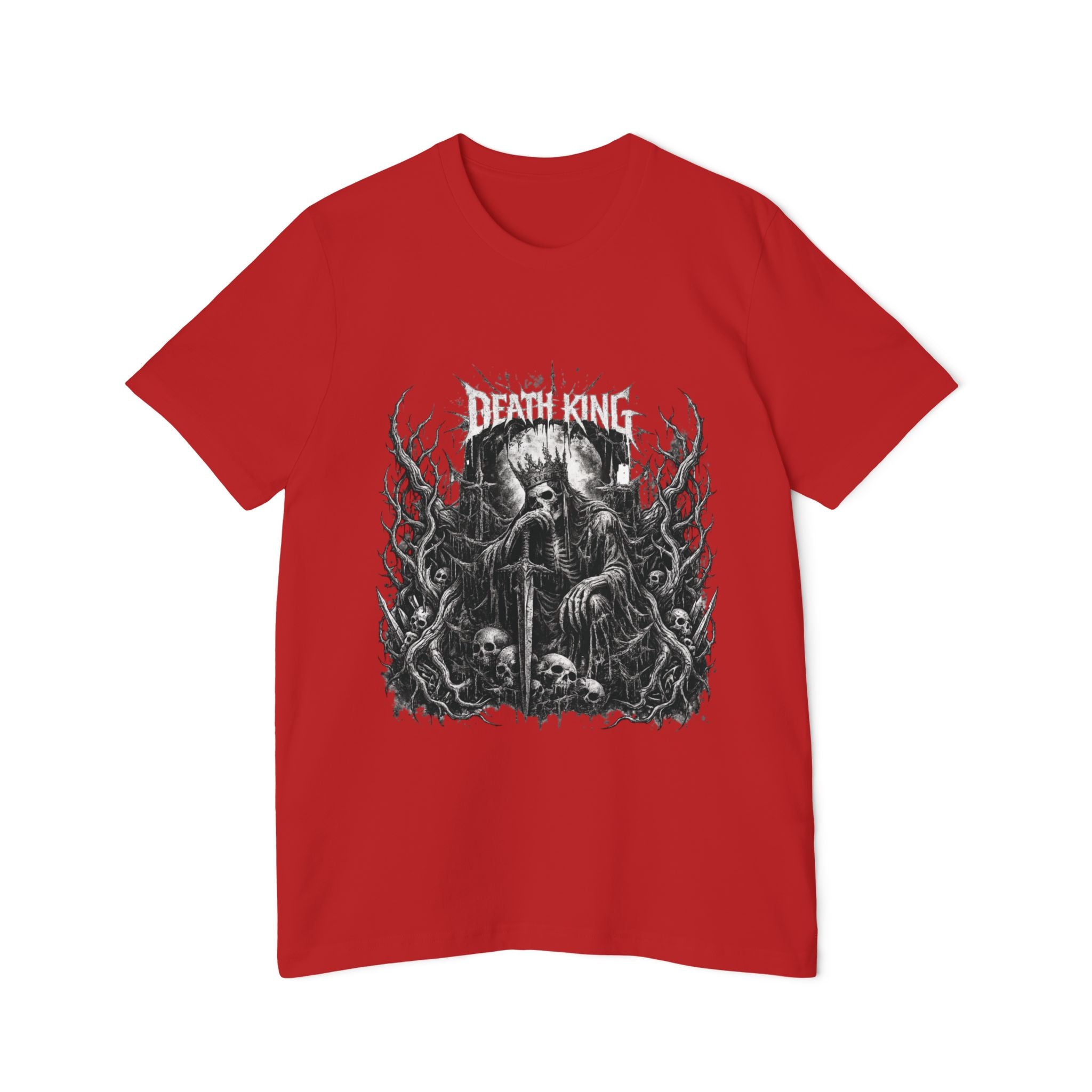 Grim Reaper Forest T-Shirt — Dark Skull Gothic Tee