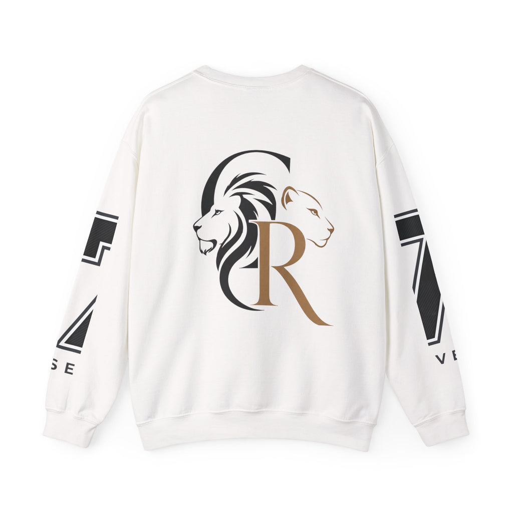 Cat With Juice Graphic Sweatshirt — 'Unbothered' Cozy Crewneck