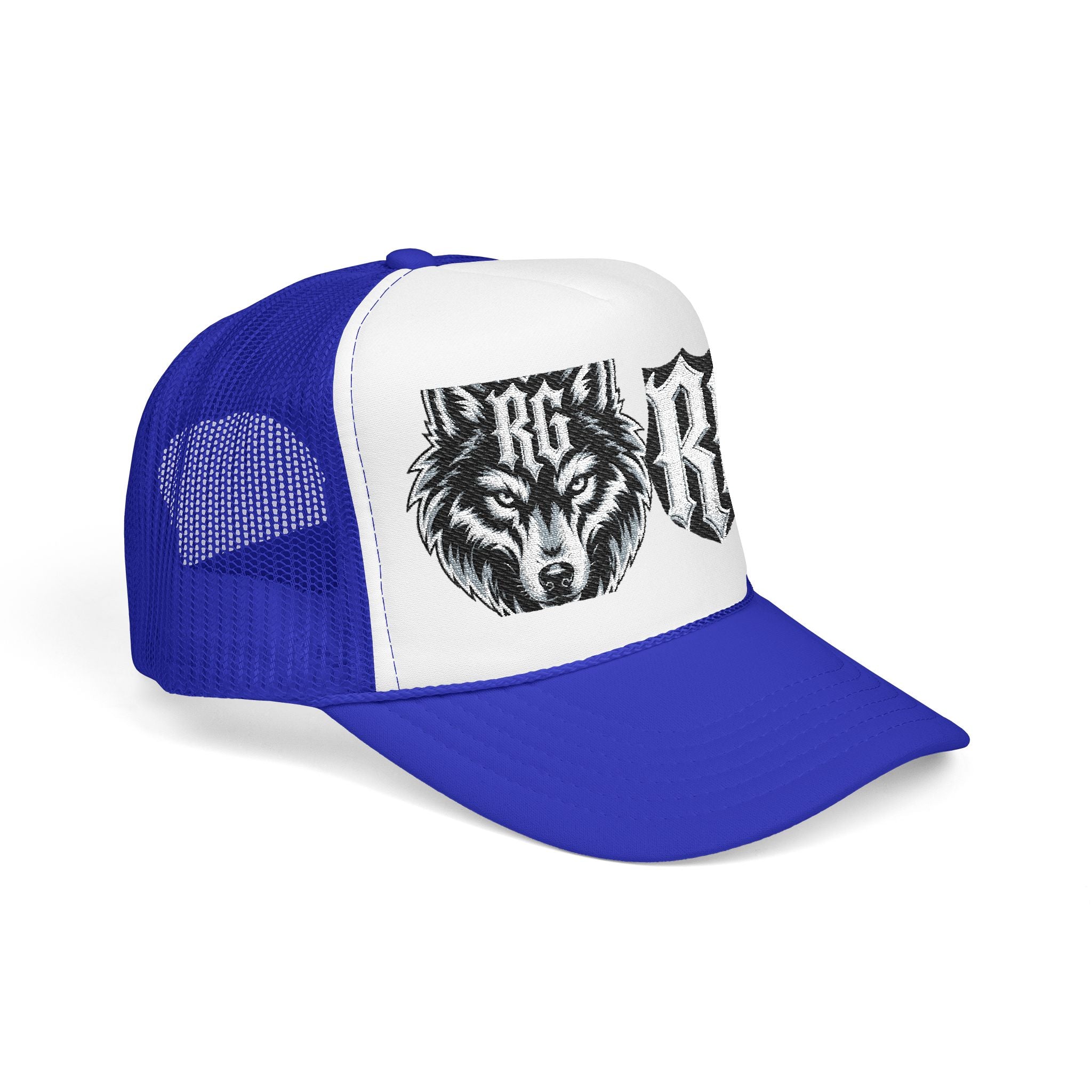 Wolf Patch Trucker Hat — RG Logo Foam Cap