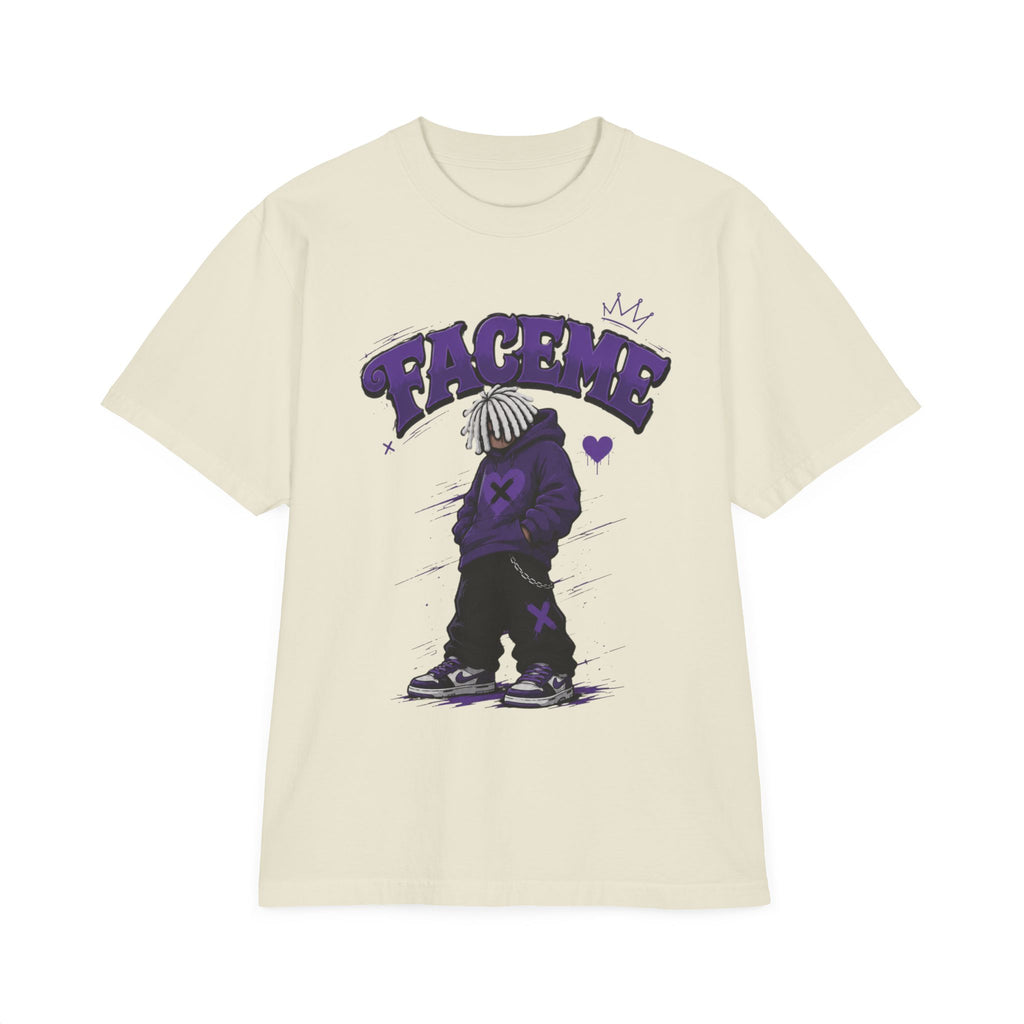 Graphic Tee — Purple Streetwear Car & Character Design