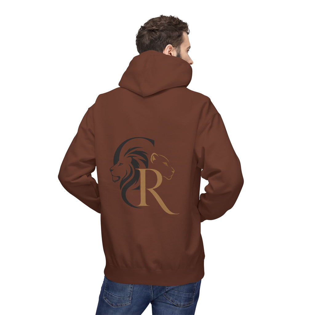 Silent Power Hoodie — Lion Crest Graphic Pullover