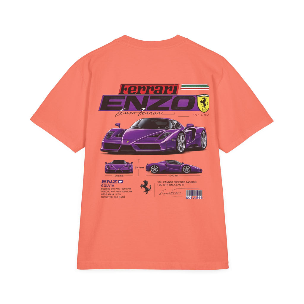 Graphic Tee — Purple Streetwear Car & Character Design