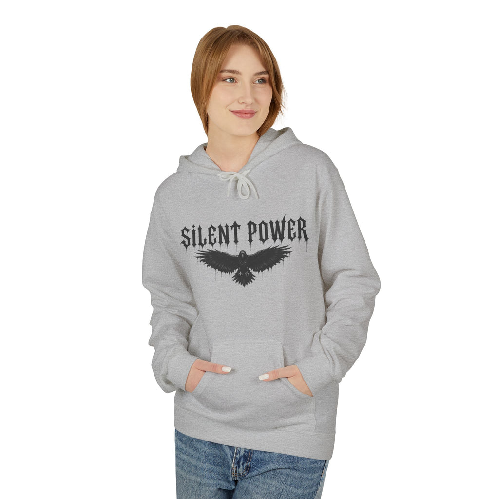 Silent Power Hoodie — Lion Crest Graphic Pullover