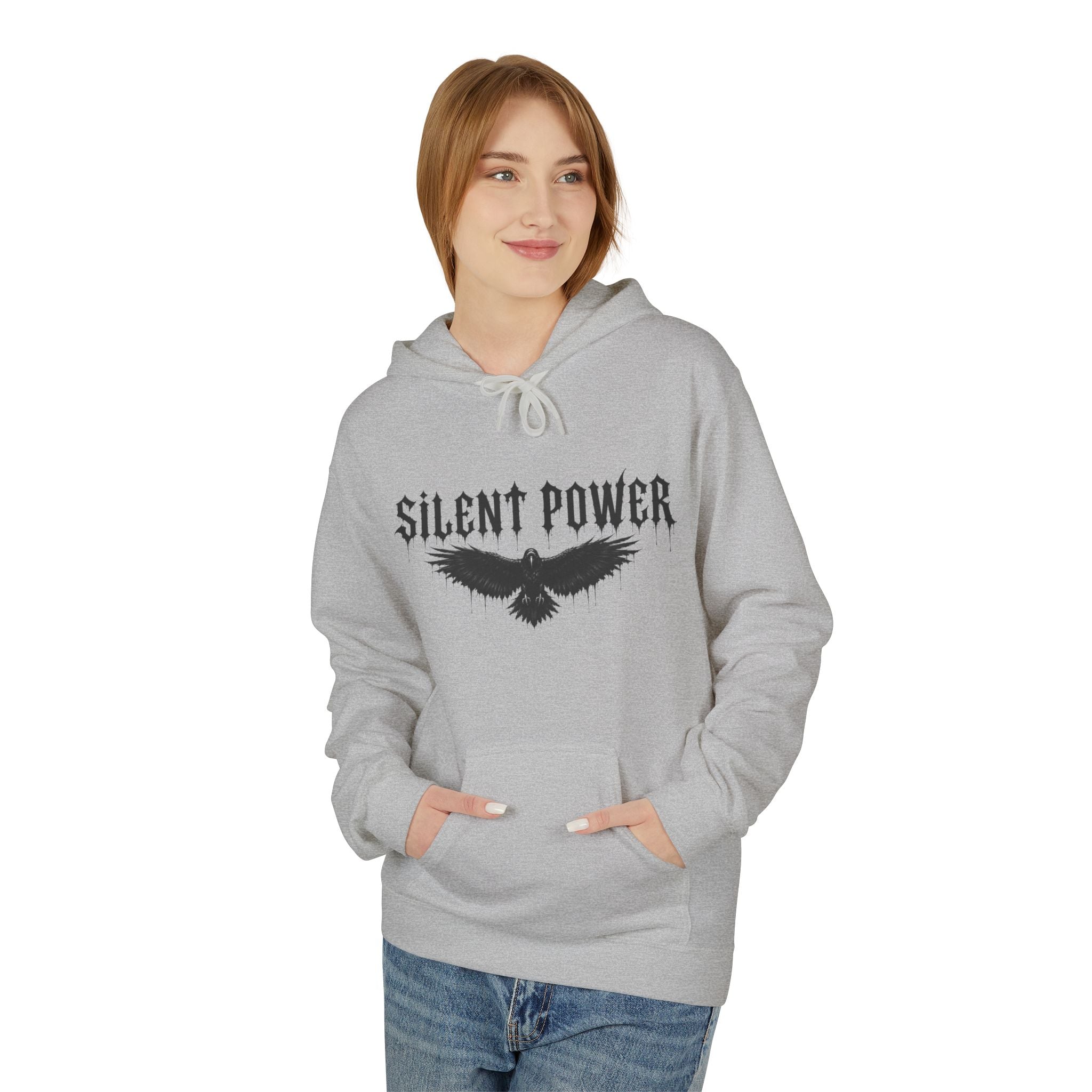 Silent Power Hoodie — Lion Crest Graphic Pullover