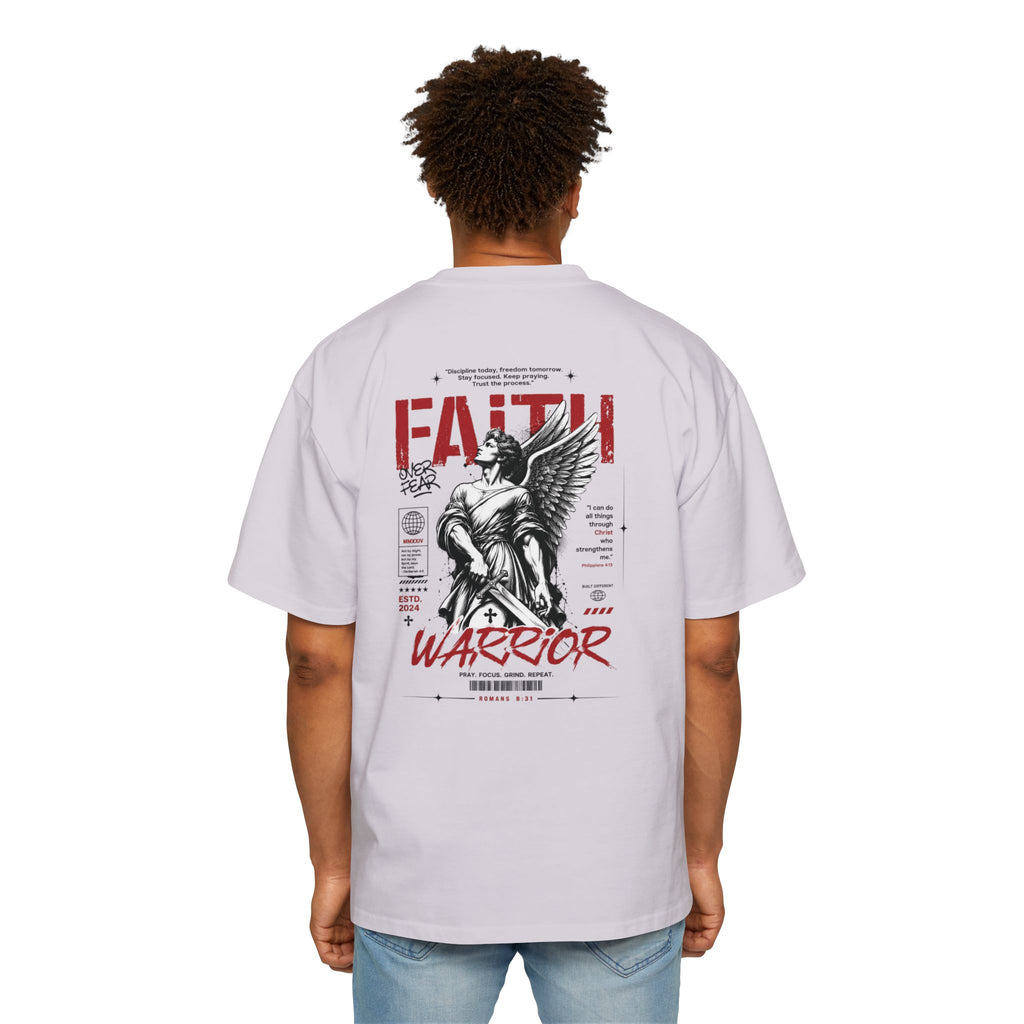 Faith Warrior T‑Shirt — “No Weapon Formed Against Me Shall Prosper” Inspirational Christian Tee