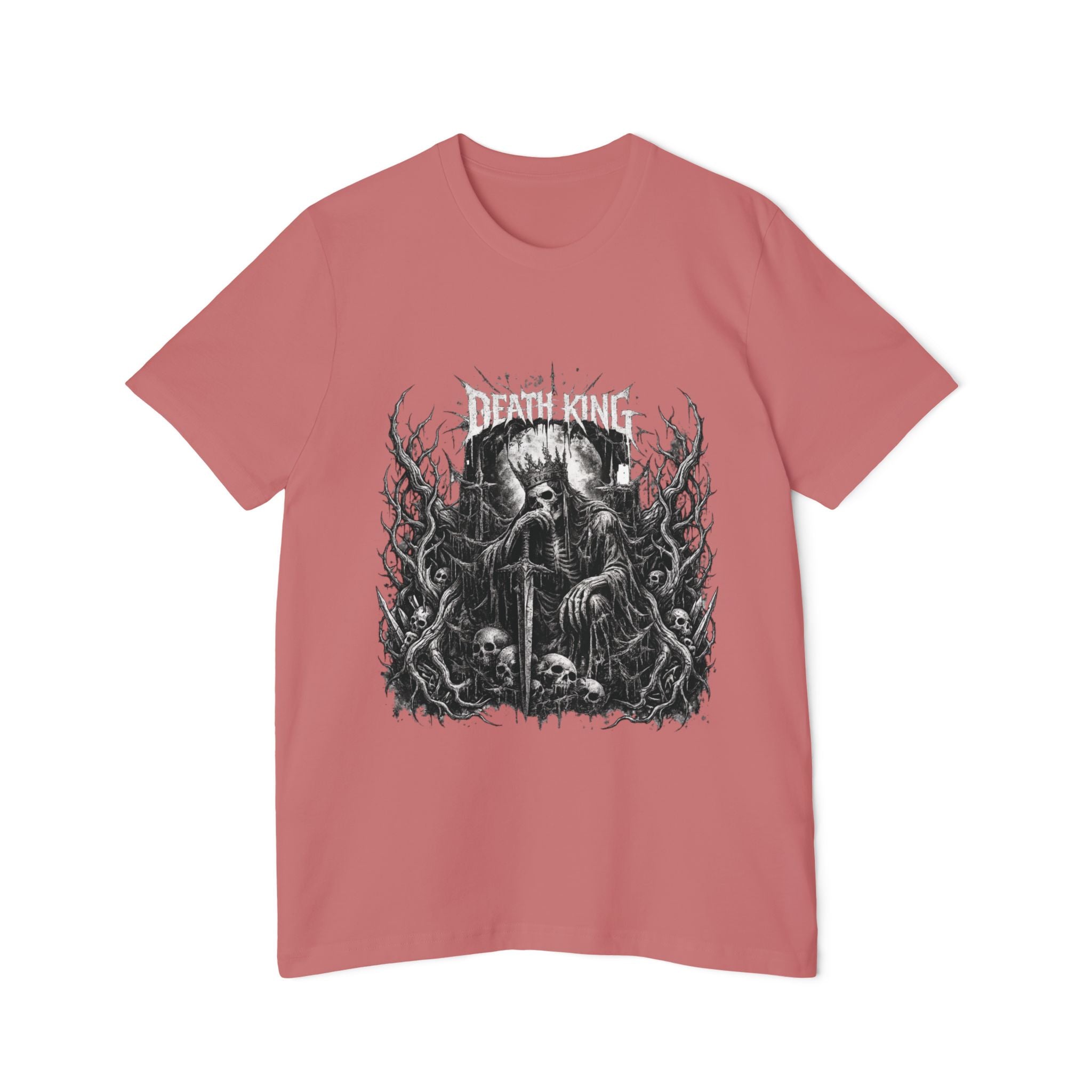 Grim Reaper Forest T-Shirt — Dark Skull Gothic Tee