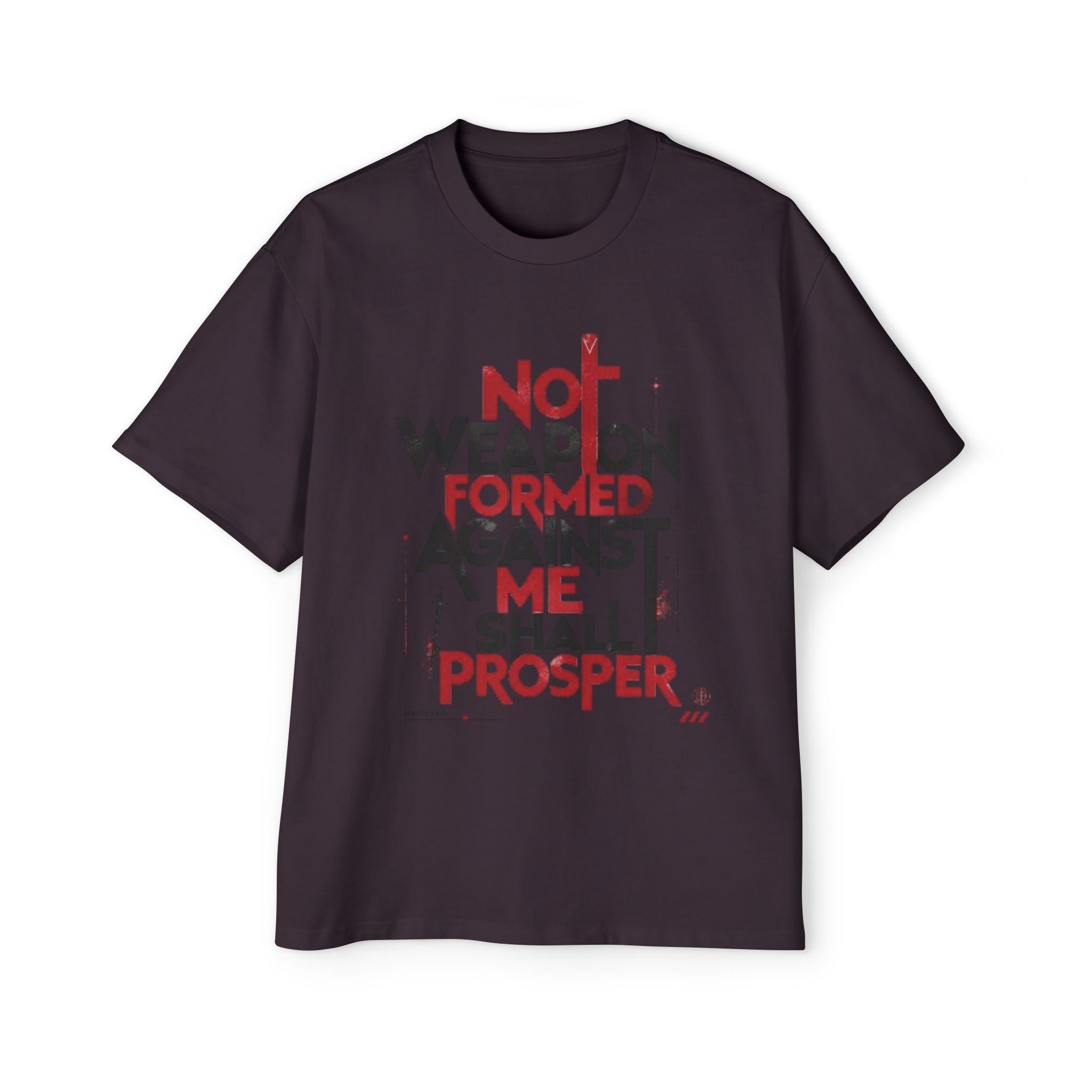 Faith Warrior T‑Shirt — “No Weapon Formed Against Me Shall Prosper” Inspirational Christian Tee