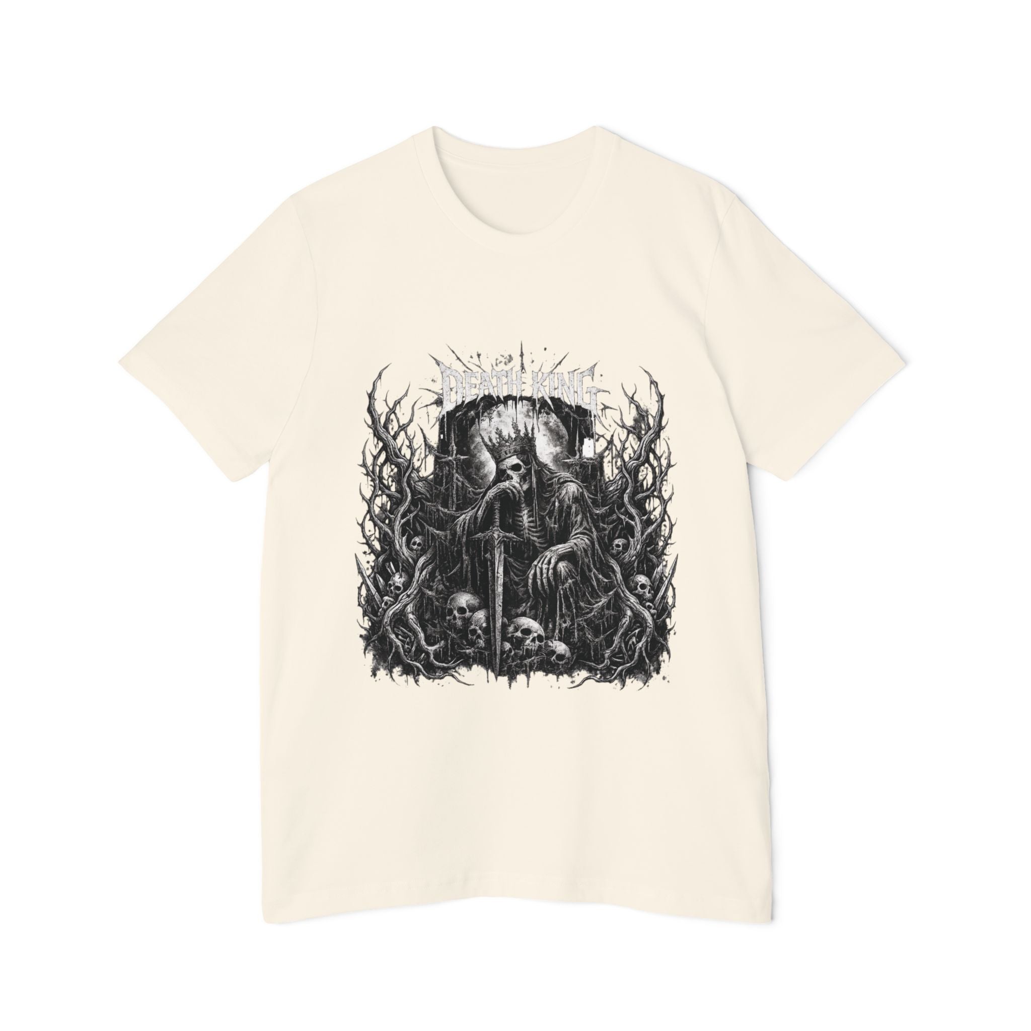Grim Reaper Forest T-Shirt — Dark Skull Gothic Tee