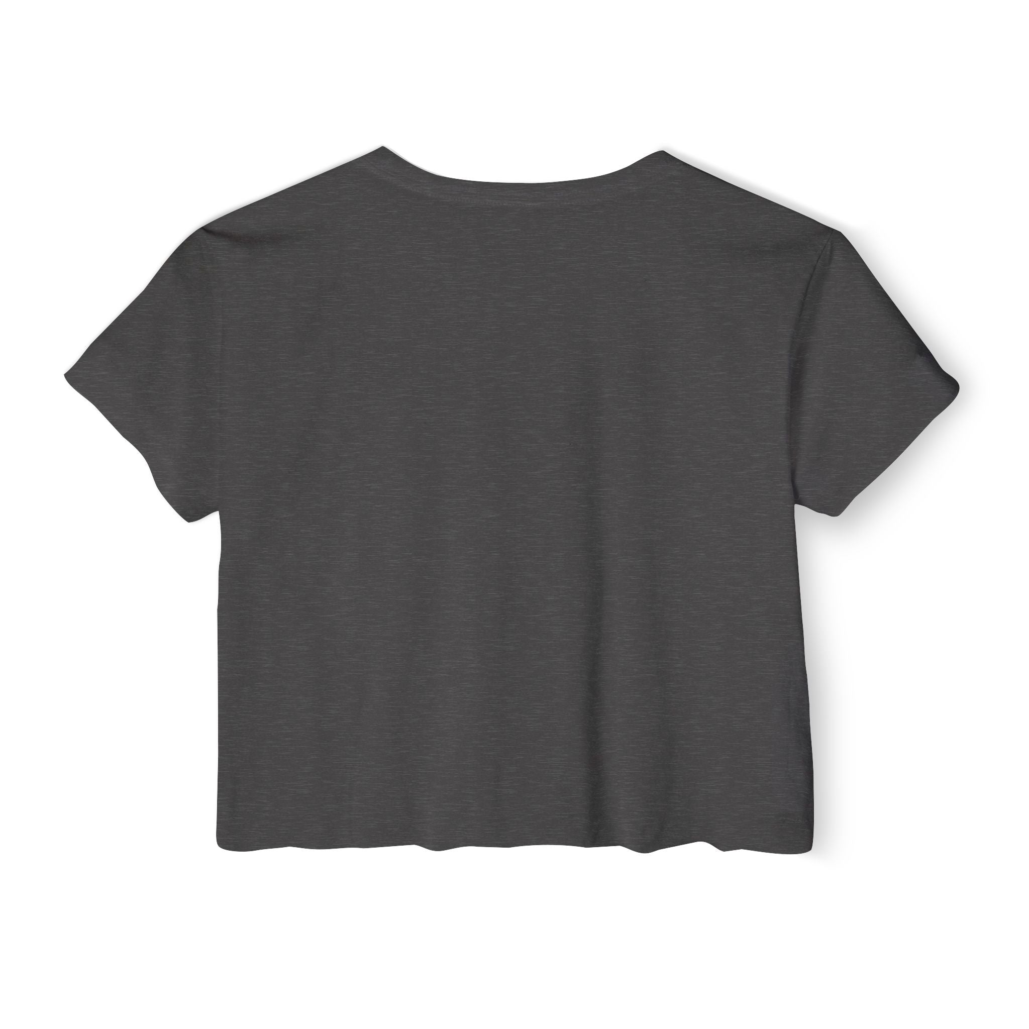Crop Top — "I Reflect Your Vibe" Feminine Festival Graphic Tee