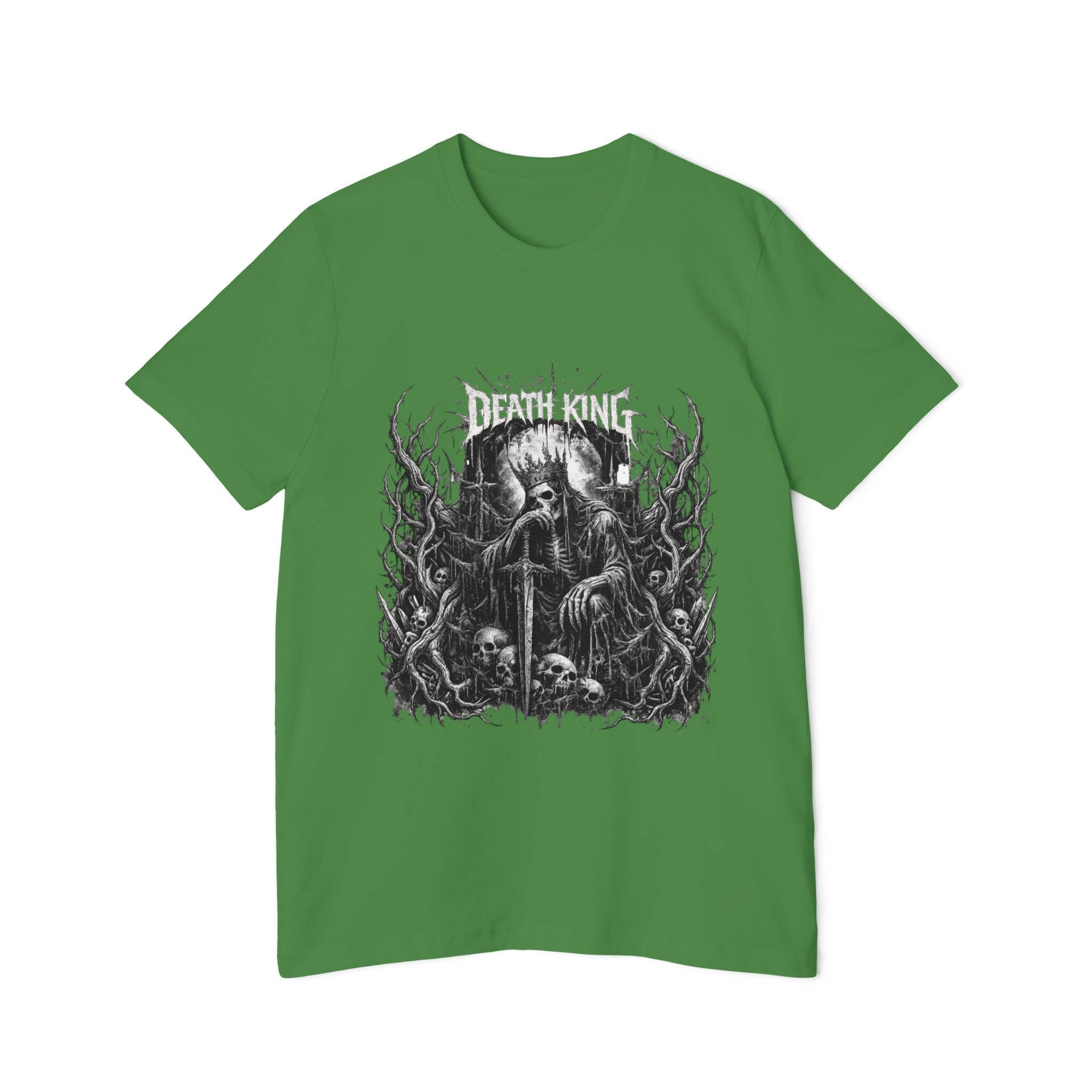 Grim Reaper Forest T-Shirt — Dark Skull Gothic Tee