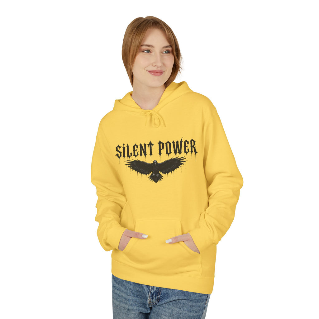 Silent Power Hoodie — Lion Crest Graphic Pullover